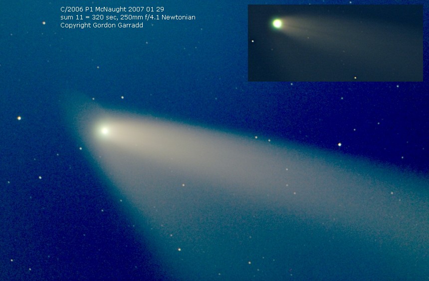 Comet McNaught evening 20070129